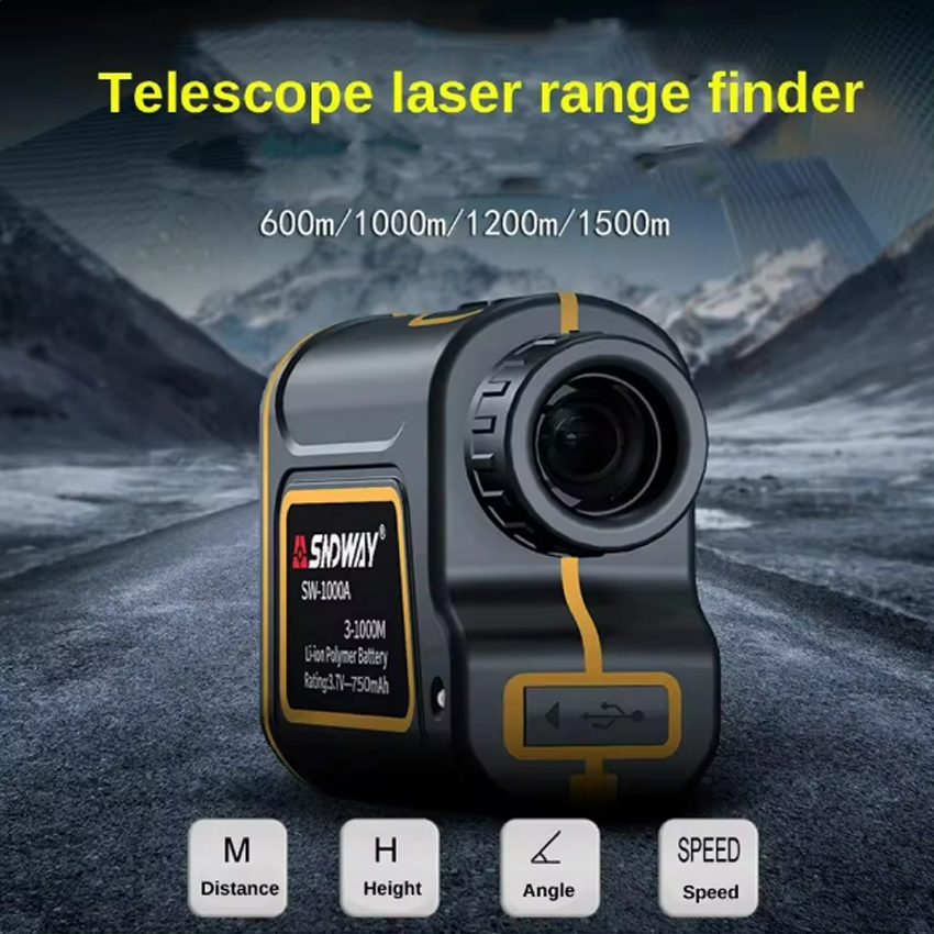 Rangefinder Laser Hunting - Teleskop-Laser-Entfernungs messer 600m 1000m 1500m monokularer