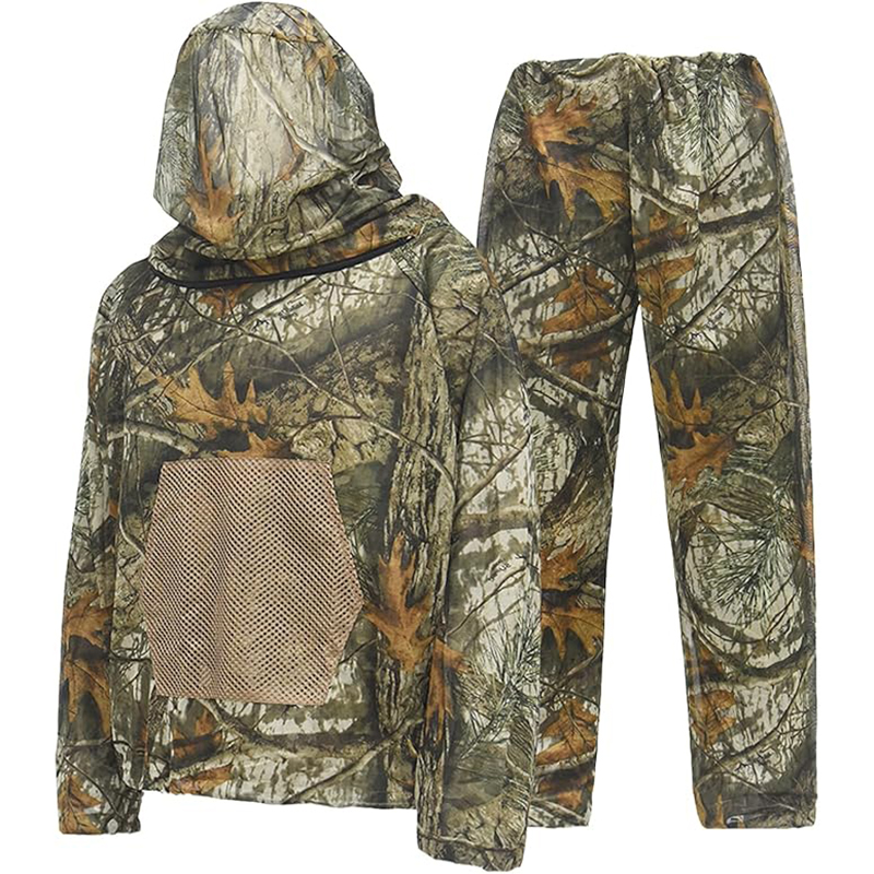 Hunting And Camping In Jungle - Angeln Bienenzucht Anti-Moskito Hoodie Set Schnell