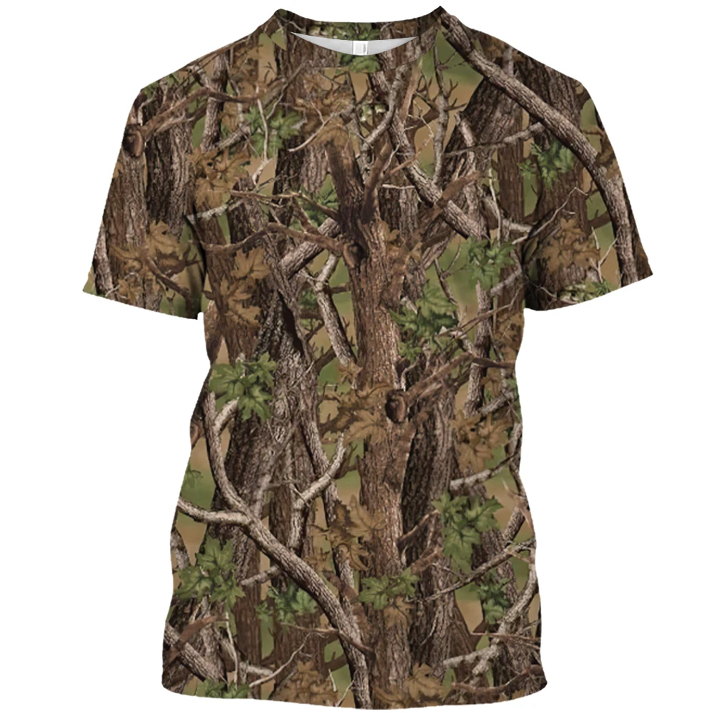 Hunting And Camping In Jungle - Sommer Dschungel Camo Pretender T-shirts Outdoor