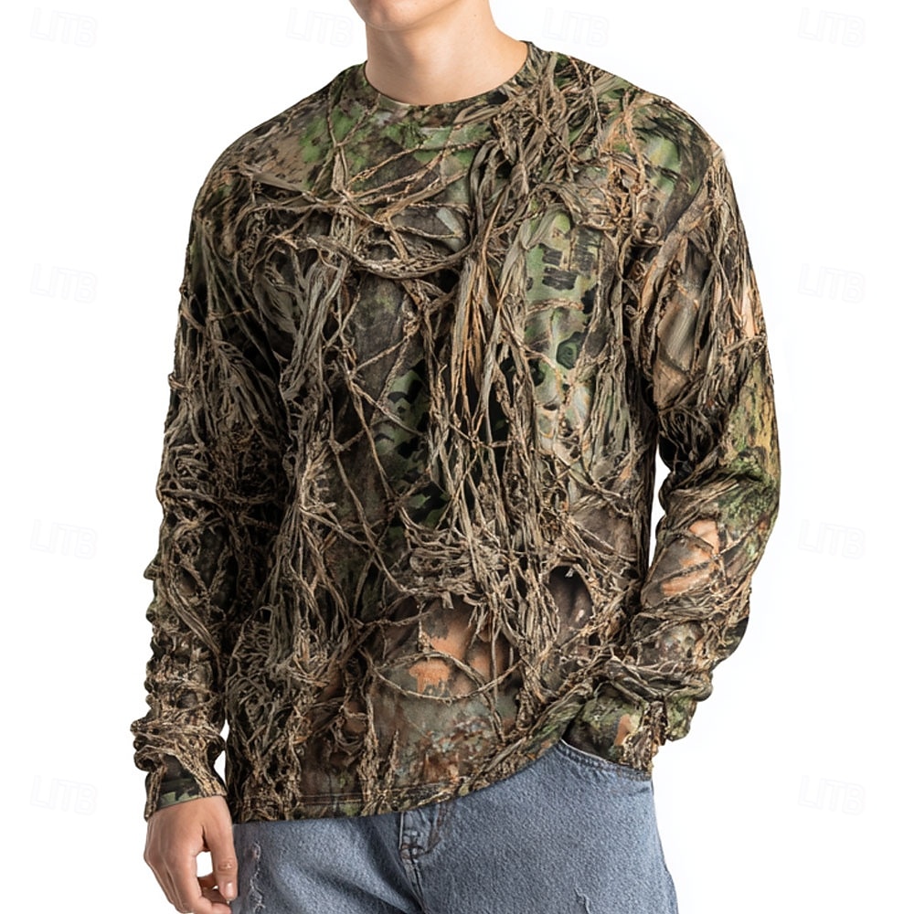 Herren Camo Animal Print Langa – Outdoor Hunting Graphic Tees Bewertung und Preis