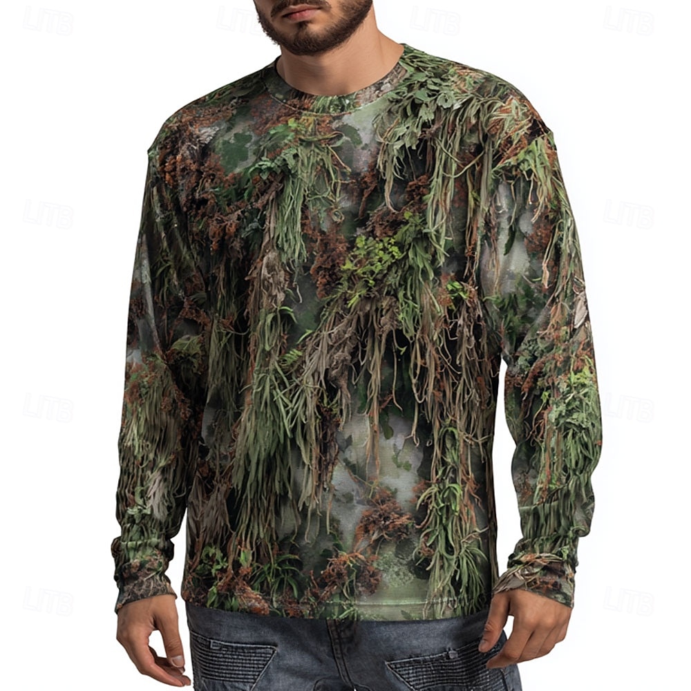 Herren Camo Animal Print Langa – Outdoor Hunting Graphic Tees Bewertung und Preis