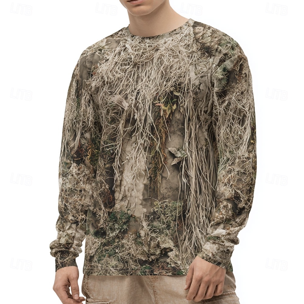 Herren Camo Animal Print Langa – Outdoor Hunting Graphic Tees Bewertung und Preis