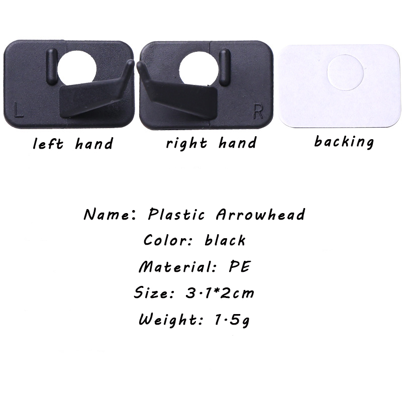 10 Stück Schwarze Plastik-Boge – Outdoor Hunting Table Bewertung und Preis