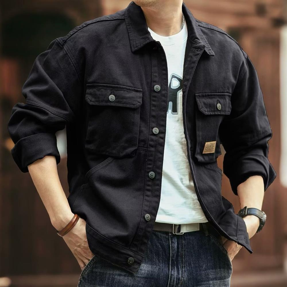 Retro Amerikanische Denim-Jack – Hunting Outdoor Brand Bewertung und Preis