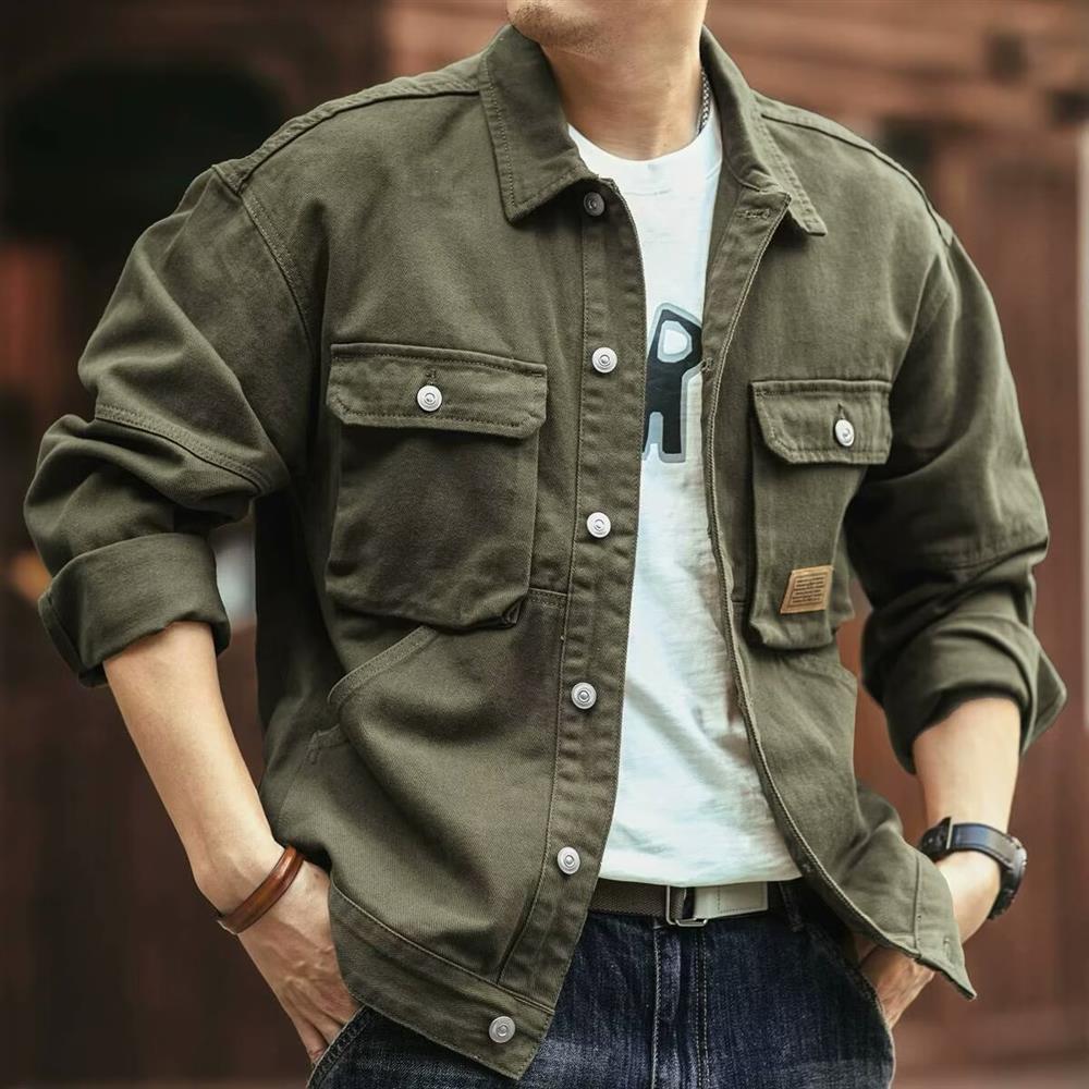Retro Amerikanische Denim-Jack – Hunting Outdoor Brand Bewertung und Preis