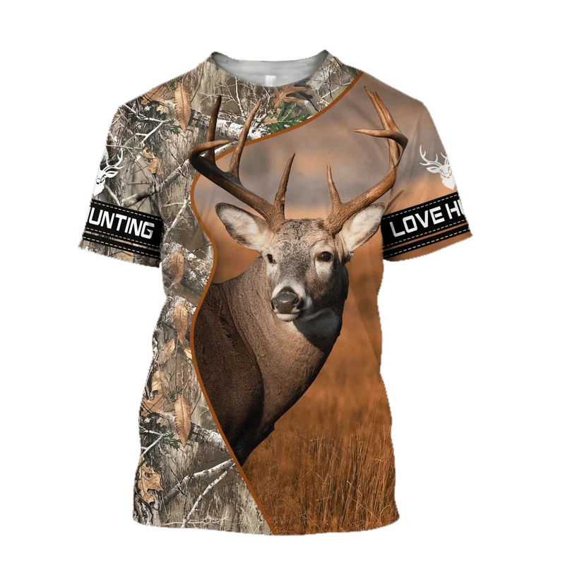 1-teiliges personalisiertes „Y – Outdoor Hunting Graphic Tees Bewertung und Preis