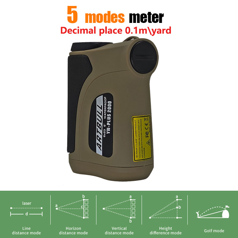 2000m Laser-Entfernungsmesser, – Rangefinder Laser Hunting Bewertung und Preis