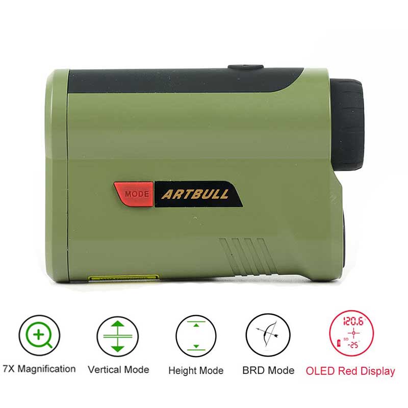 7-fache Vergrößerung OLED Rot- – Rangefinder Laser Hunting Bewertung und Preis
