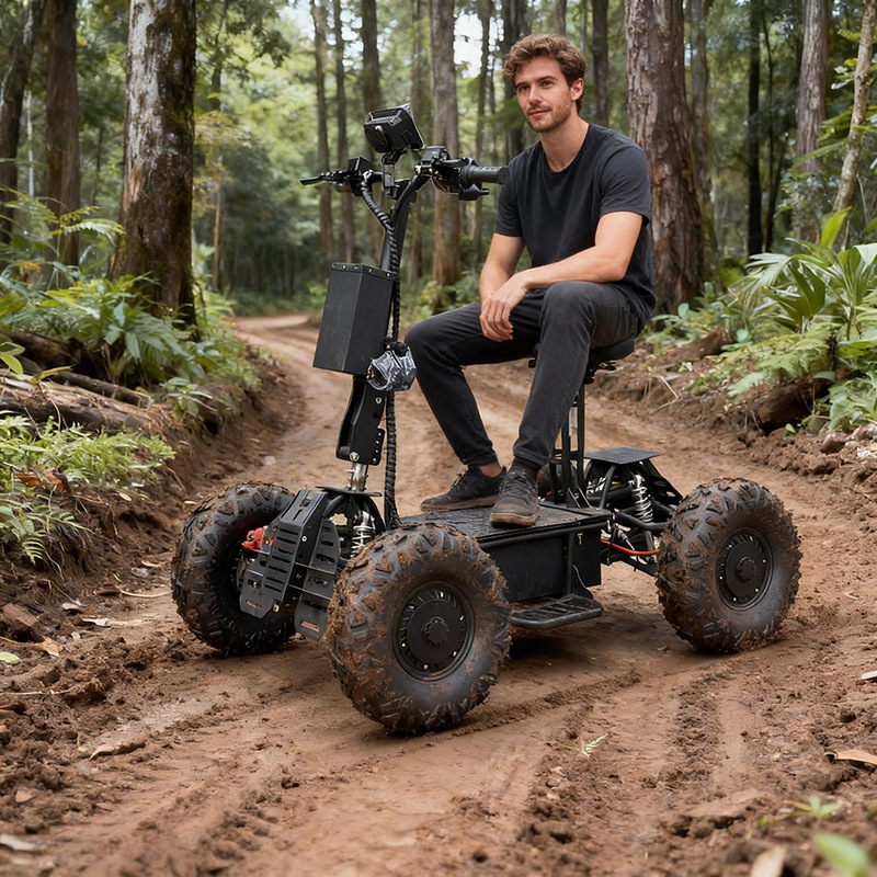 60V Offroad Elektro-Quad-Scoot – Outdoor Hunting Vehicle Bewertung und Preis
