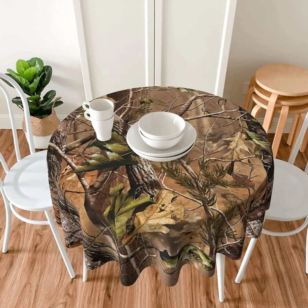 Runde Tischdecke mit Jagd-Camo – Outdoor Hunting Table Bewertung und Preis