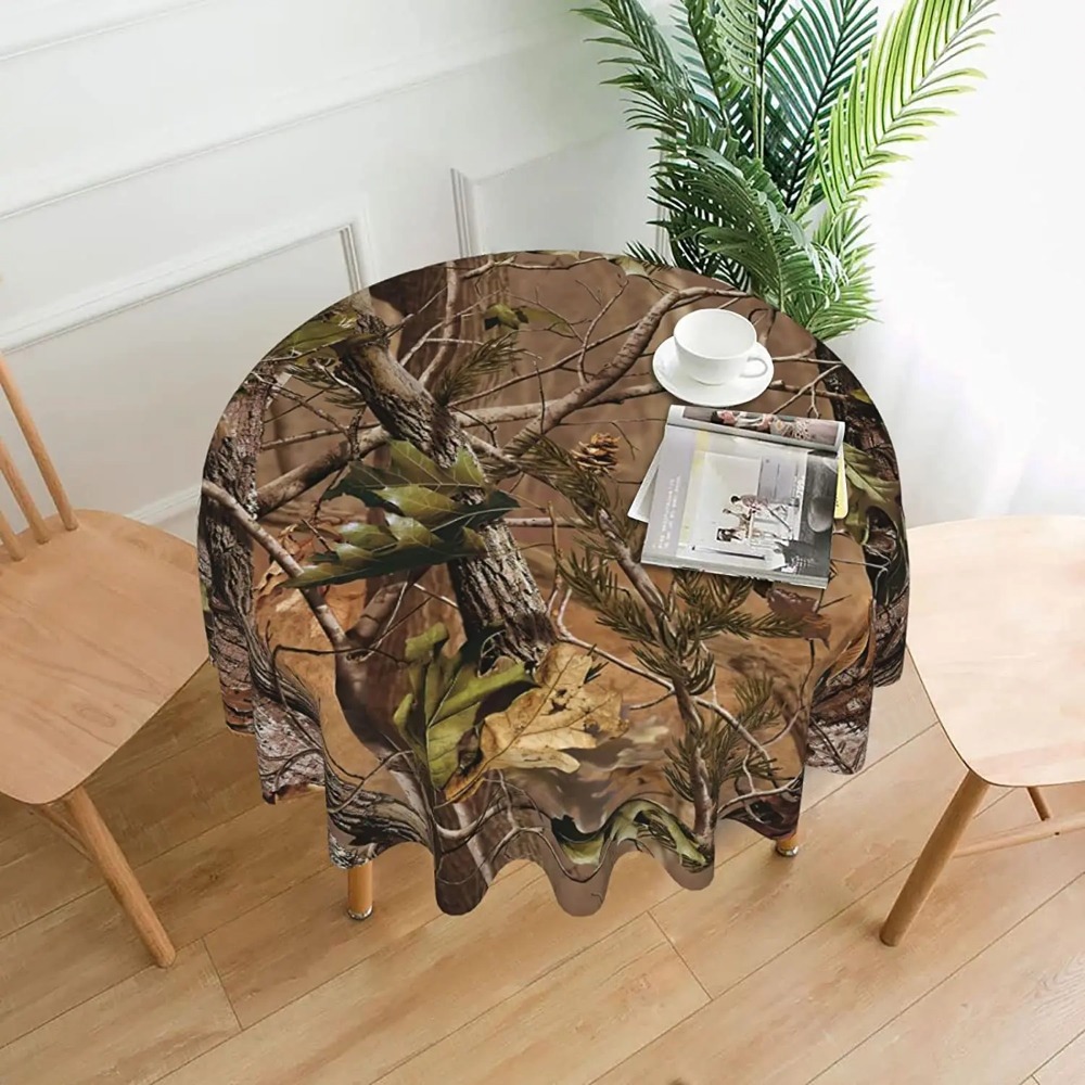 Runde Tischdecke mit Jagd-Camo – Outdoor Hunting Table Bewertung und Preis